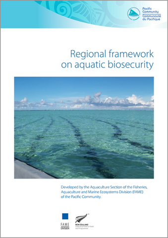 Regional framework on aquatic biosecurity